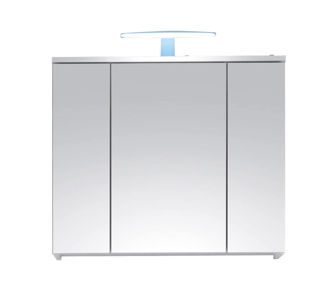 Spiegelschrank Spice Weiß Hochglanz 80 x 67 x 20 cm