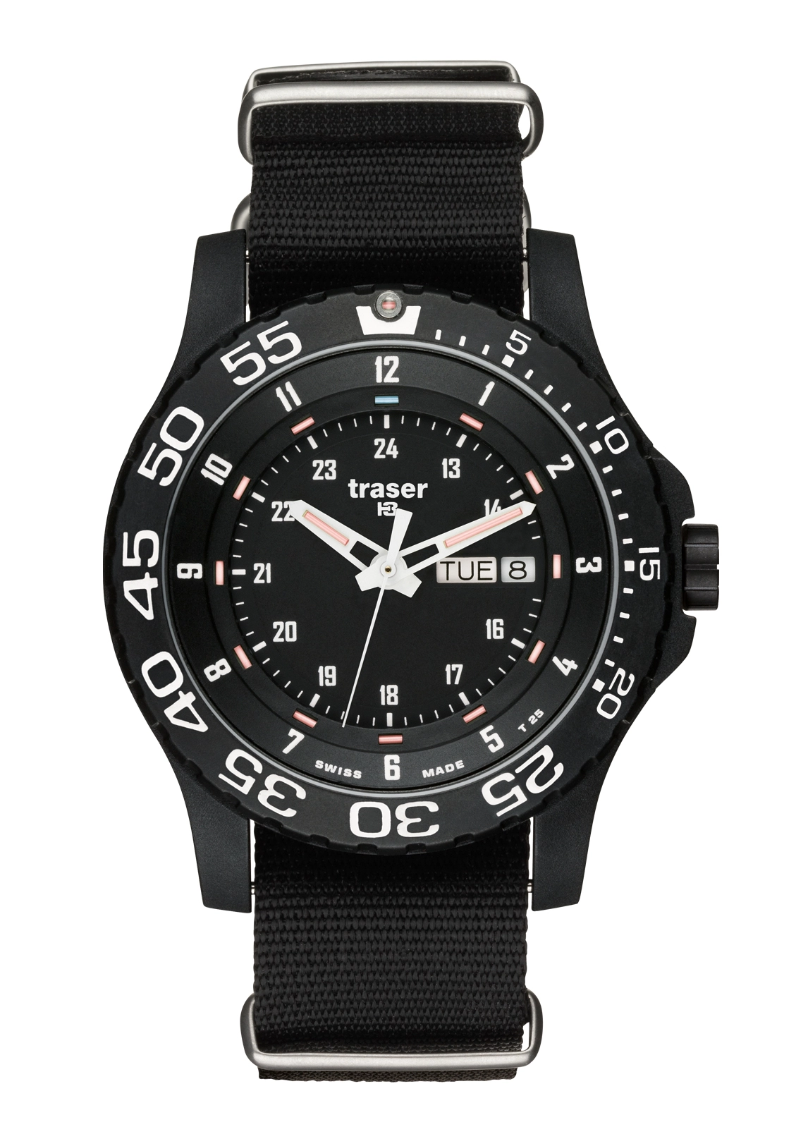 Traser Elite Red Nato Saphir 104637