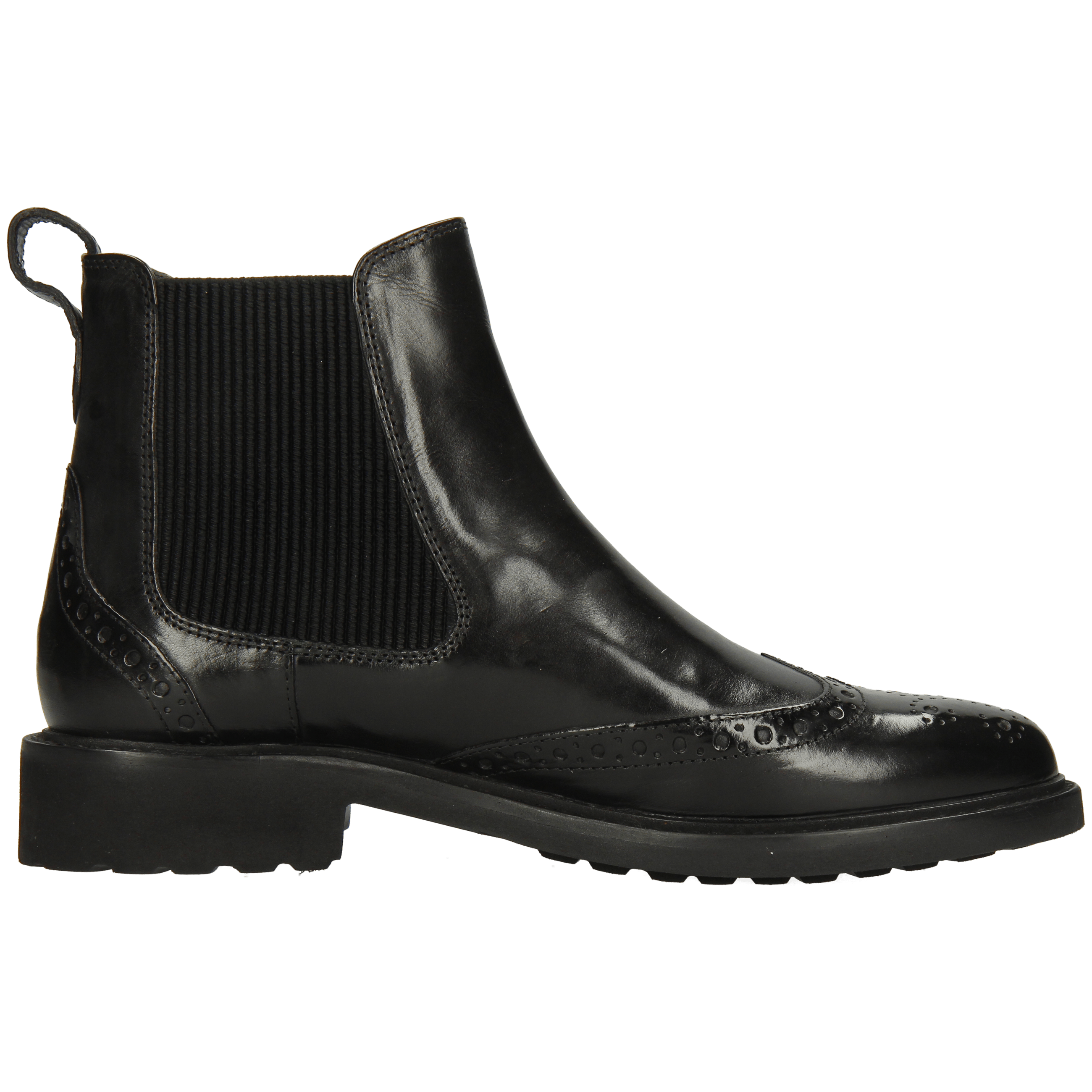 SELINA 29 - Bottines à talon plat | Noir