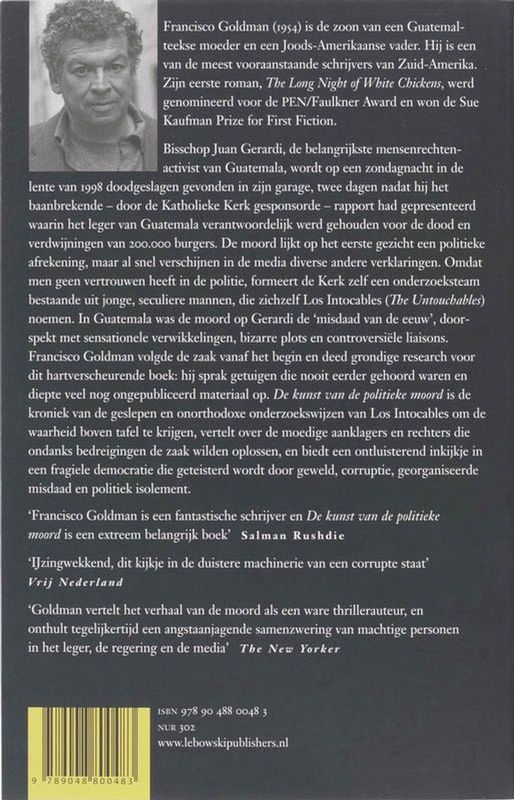 Boek - De Moord op Juan Gerardi - Politieke Afrekening - Guatemala