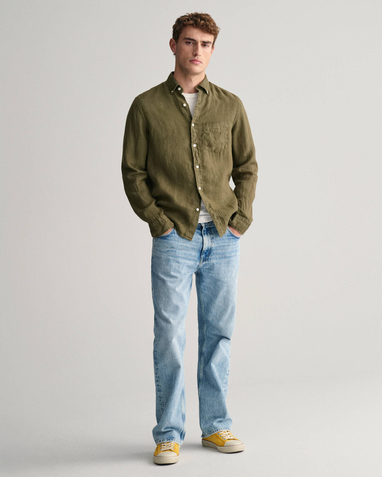 Gant| Herren Leinenhemd Regular Fit