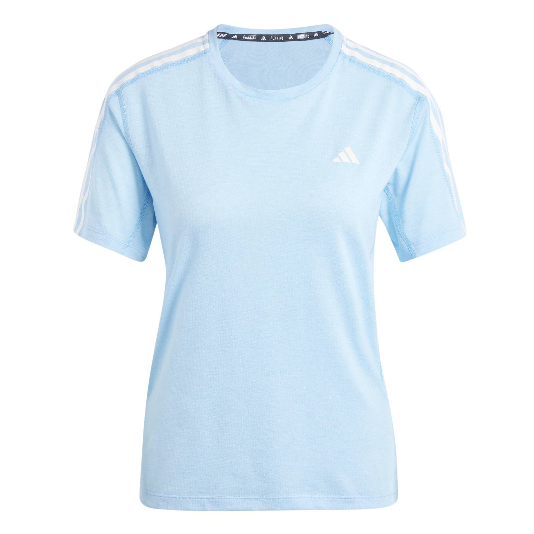 adidas Performance| Damen Laufshirt OWN THE RUN 3 STRIPES