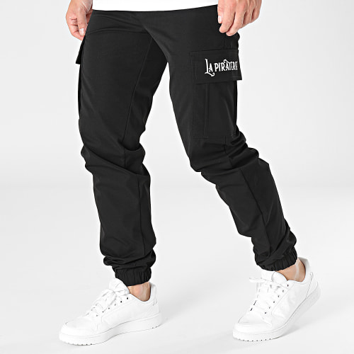 Pantalon Cargo Typo Noir