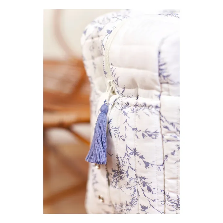 Tartine et Chocolat Sac et matelas à langer feuillage | Bleu marine