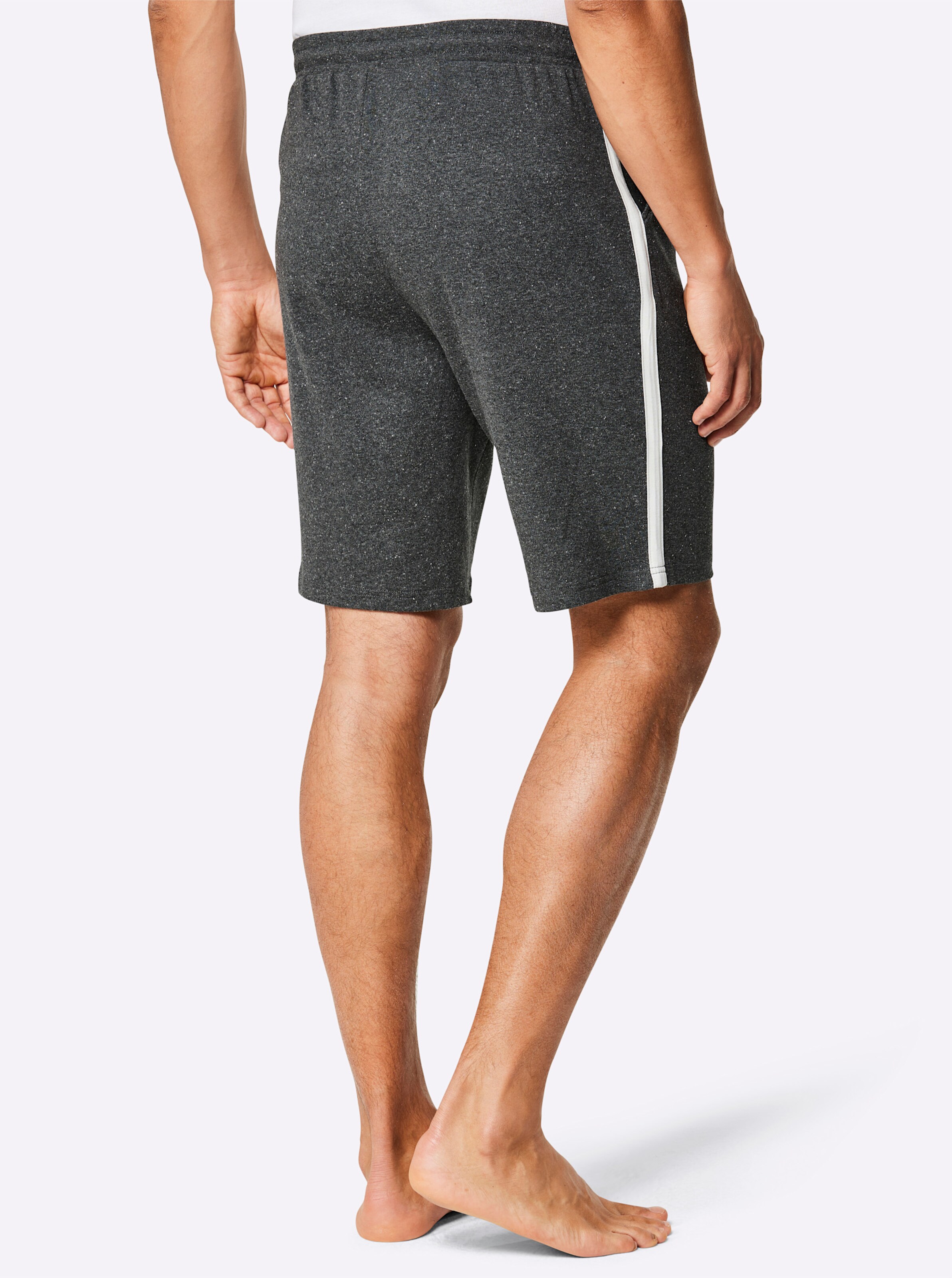 feel good Bermuda in anthrazit-meliert + marine