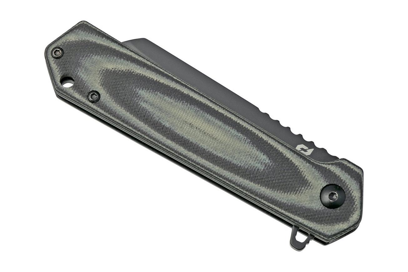 Schrade Lateral 1159293 zwart wit G10, zakmes