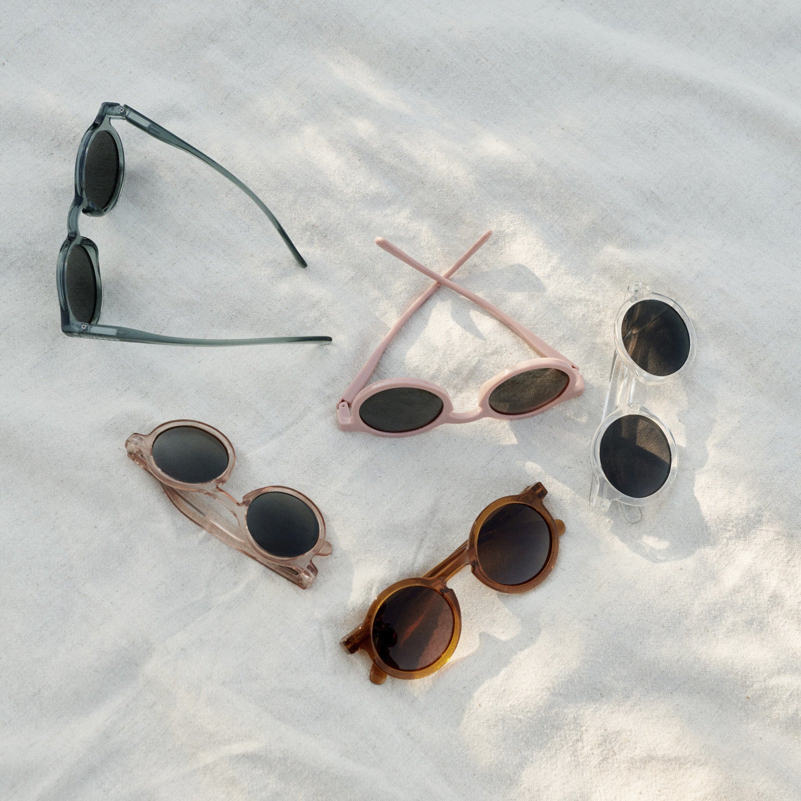 Sonnenbrille Darla Mustard transparent 4-10 J.