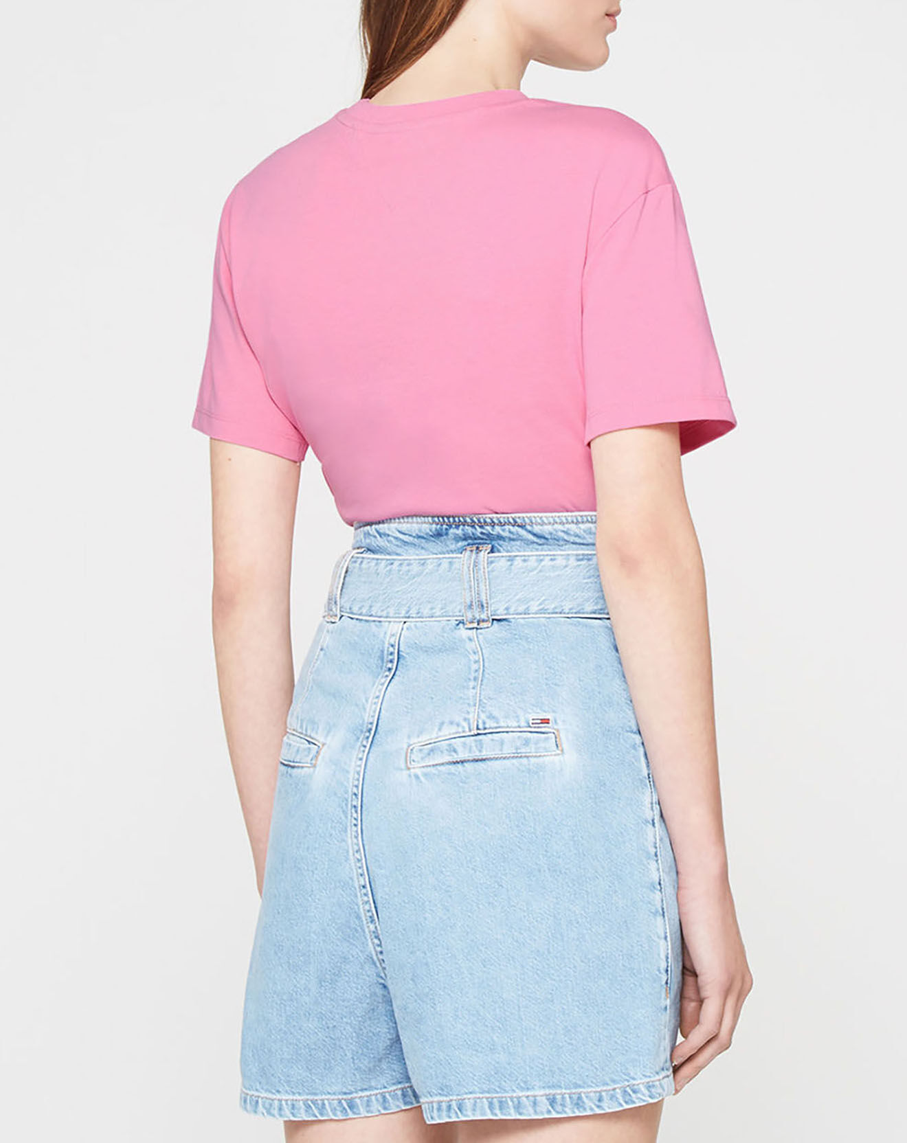 Tommy Jeans T-Shirt badge rose