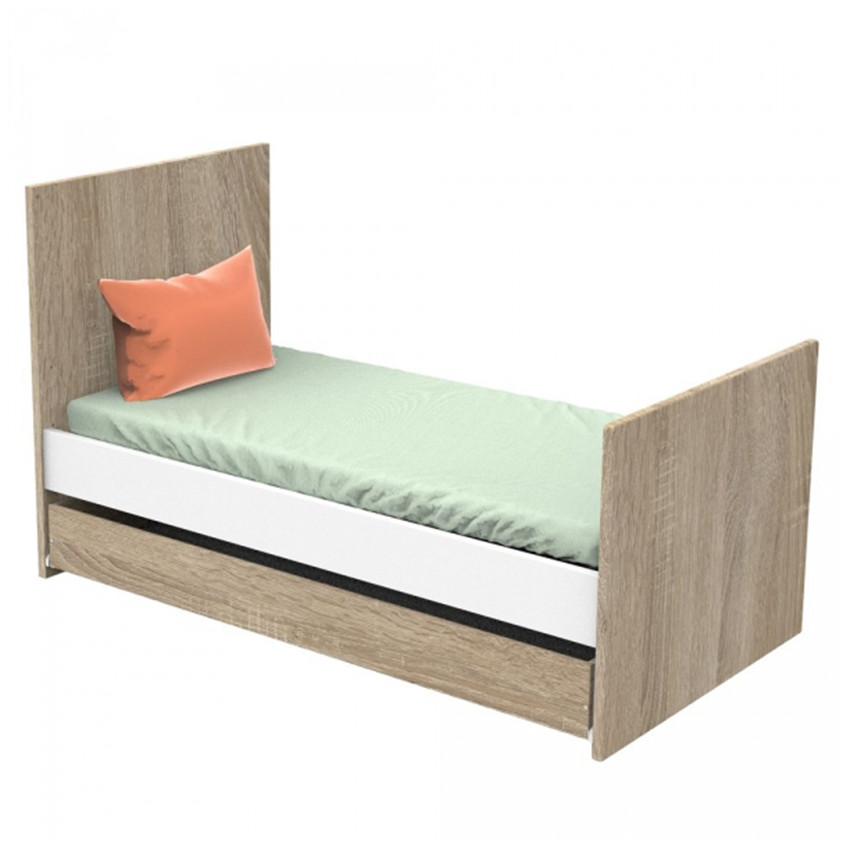 Little Big Bed Nova 70 x 140 cm - Blanc Lin