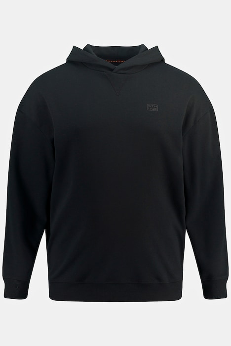 STHUGE Hoodie, Langarm, oversized, Rückenfalte mit Print, bis 8 XL