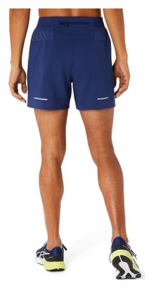 Short Asics Road 5in Bleu Homme