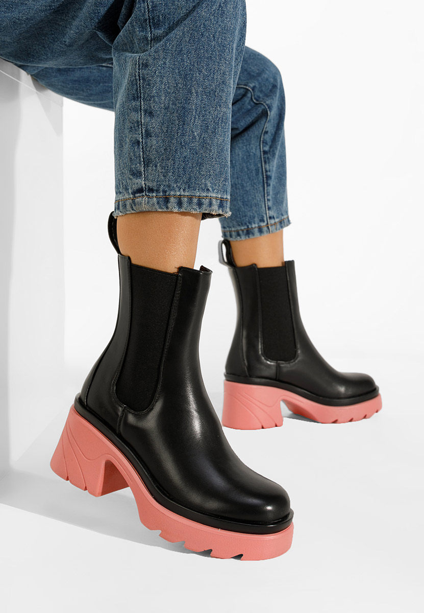 Bottines femme roses Kaylin V3