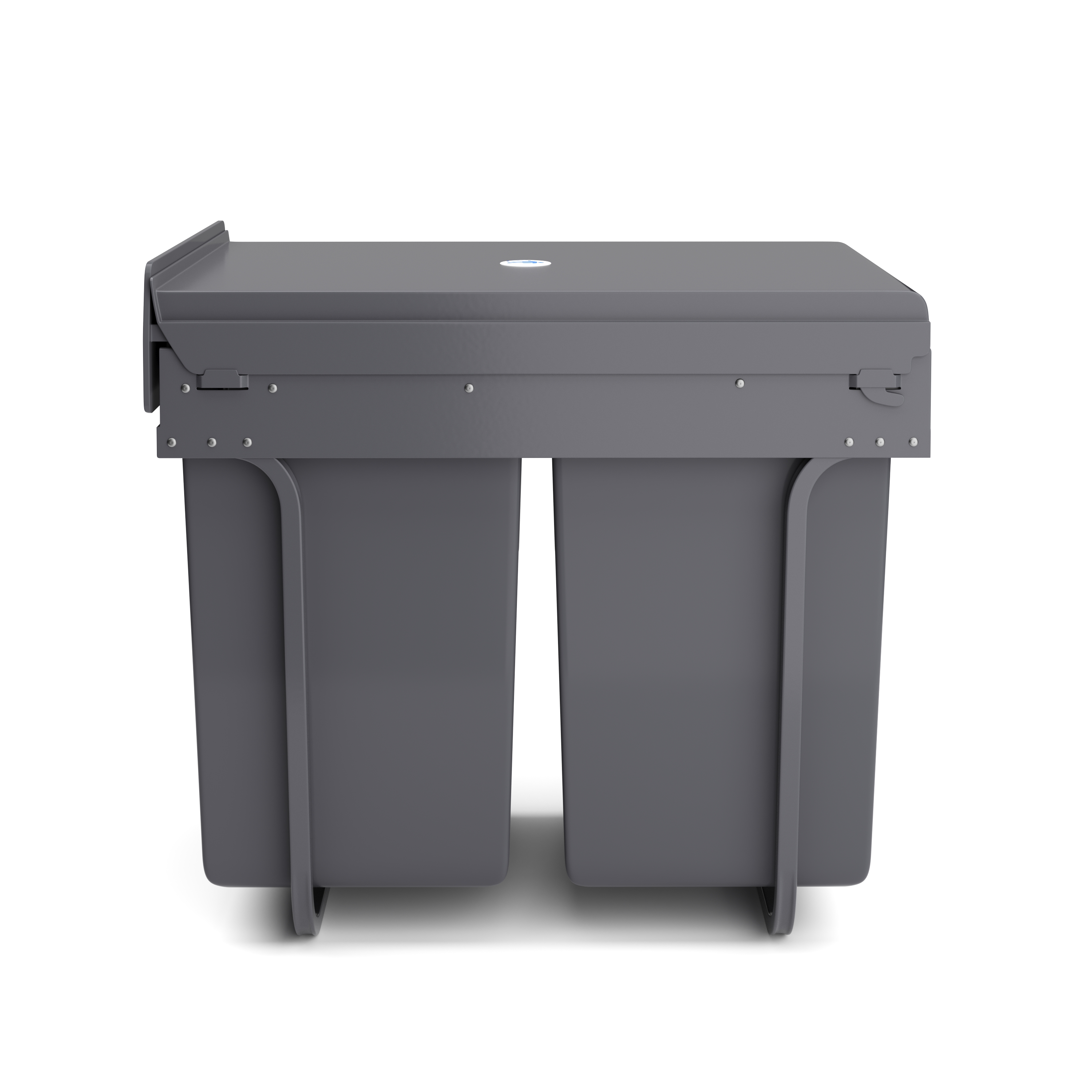 Abfalleimer 2 Fächer 40L