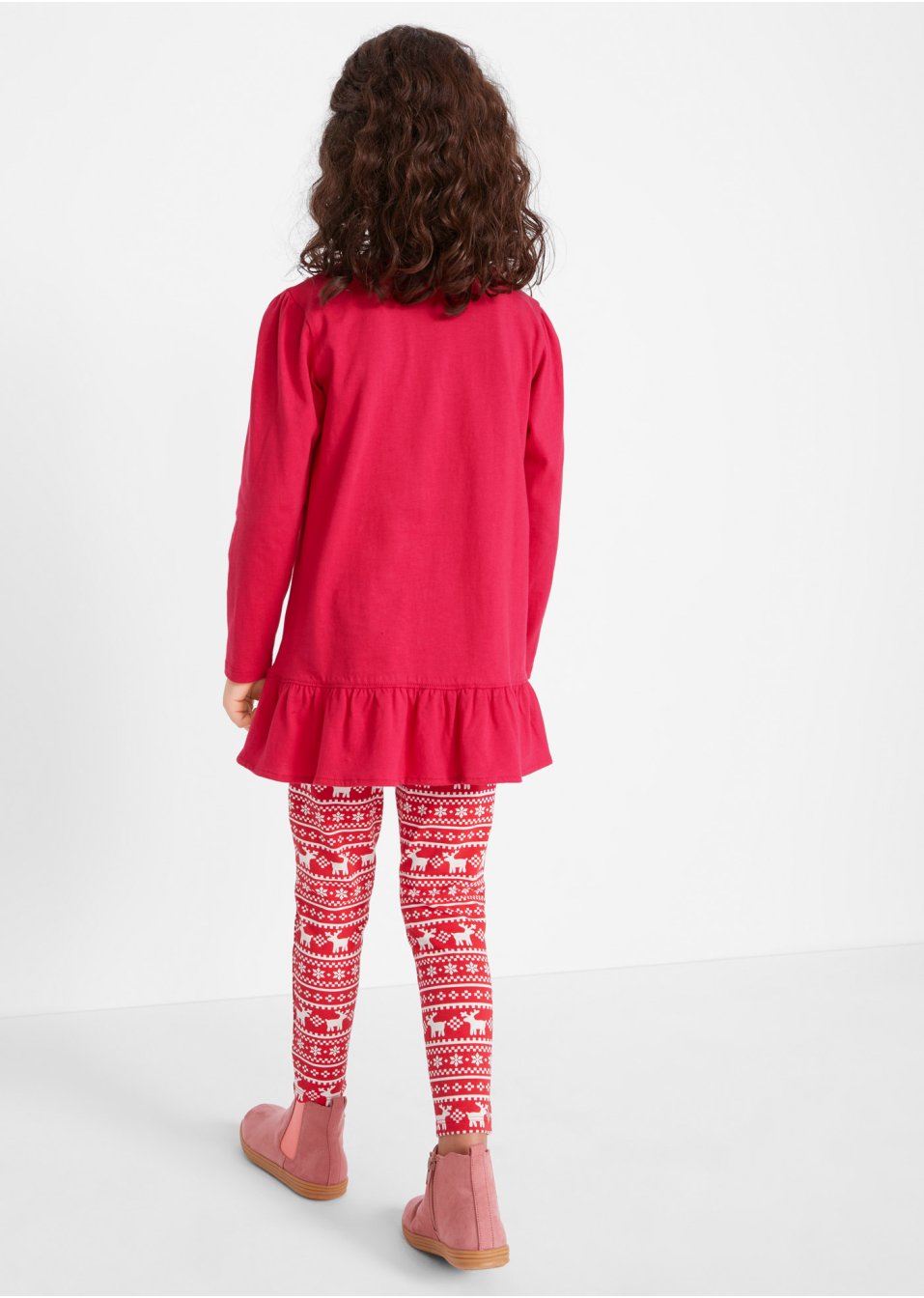 T-shirt de Noël et legging fille (Ens. 2 pces.)