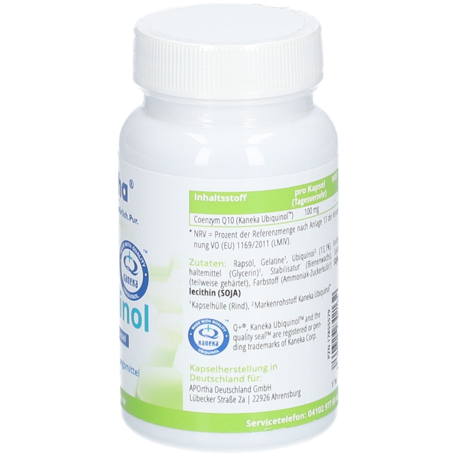 APOrtha® Kaneka Ubiquinol™ Coenzym Q10 Kapseln - 100 mg