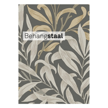 Behangstaal vliesbehang William Morris at Home Willow Antraciet (dessin 124244)
