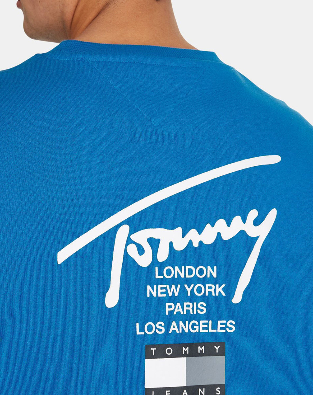 Tommy Jeans Sweat Essential Sig  bleu électrique