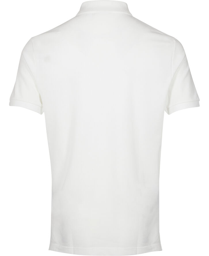 Lacoste Slim fit petit piqué polo Hvid