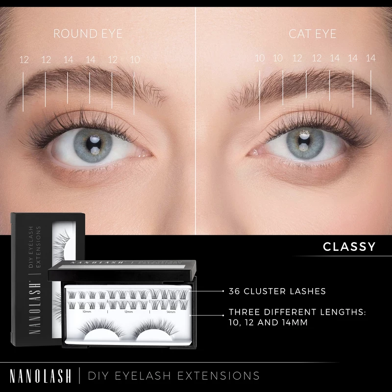 Nanolash DIY Eyelash Extensions Starter Kit - Classy