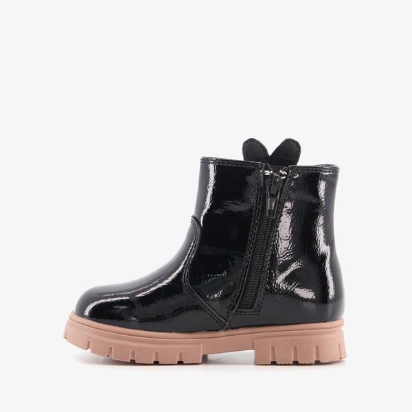 Blue Box meisjes chelsea boots met glitter konijn