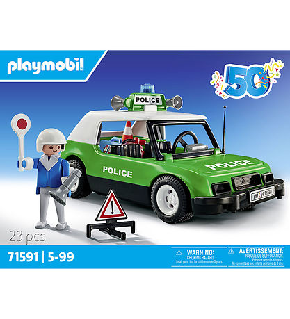 Playmobil - 50 ?rs Jubil?ums Classic Politibil - 71591 - 23 Dele