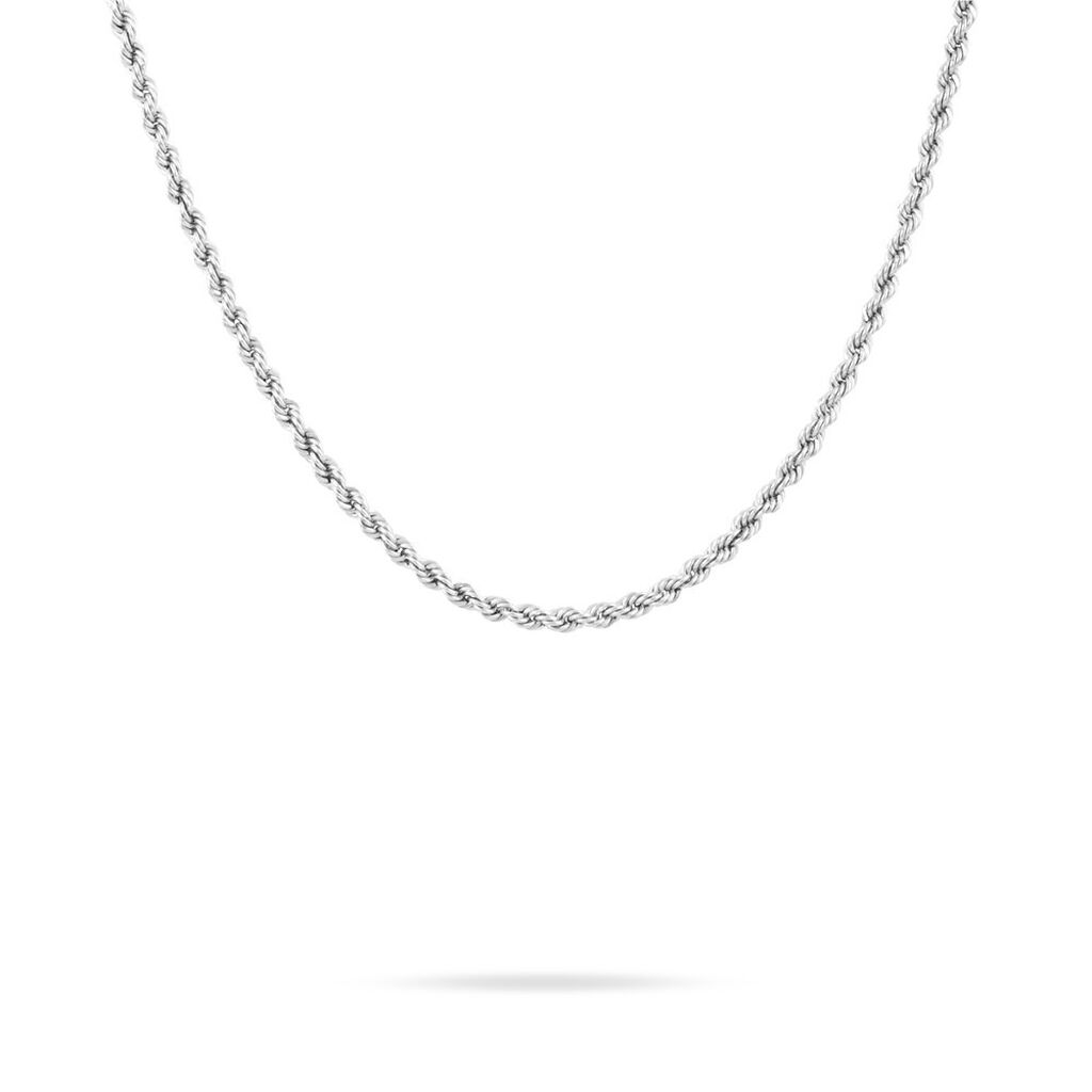 Collier Thi-lanae Maille Corde Or Blanc
