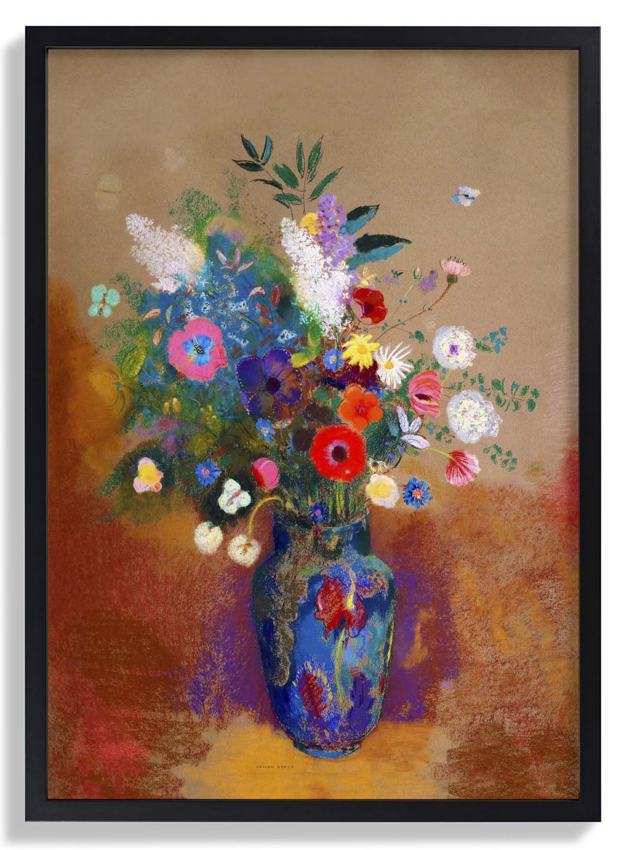 Blumenstrauß Gemälde von Odilon Redon
