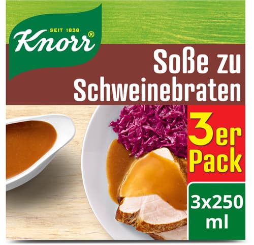 Knorr Soße zu Schweinebraten