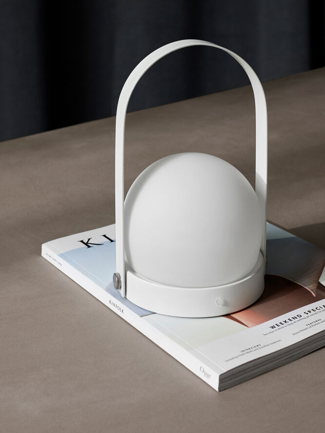 Audo Copenhagen Carrie Portable Table Lamp White