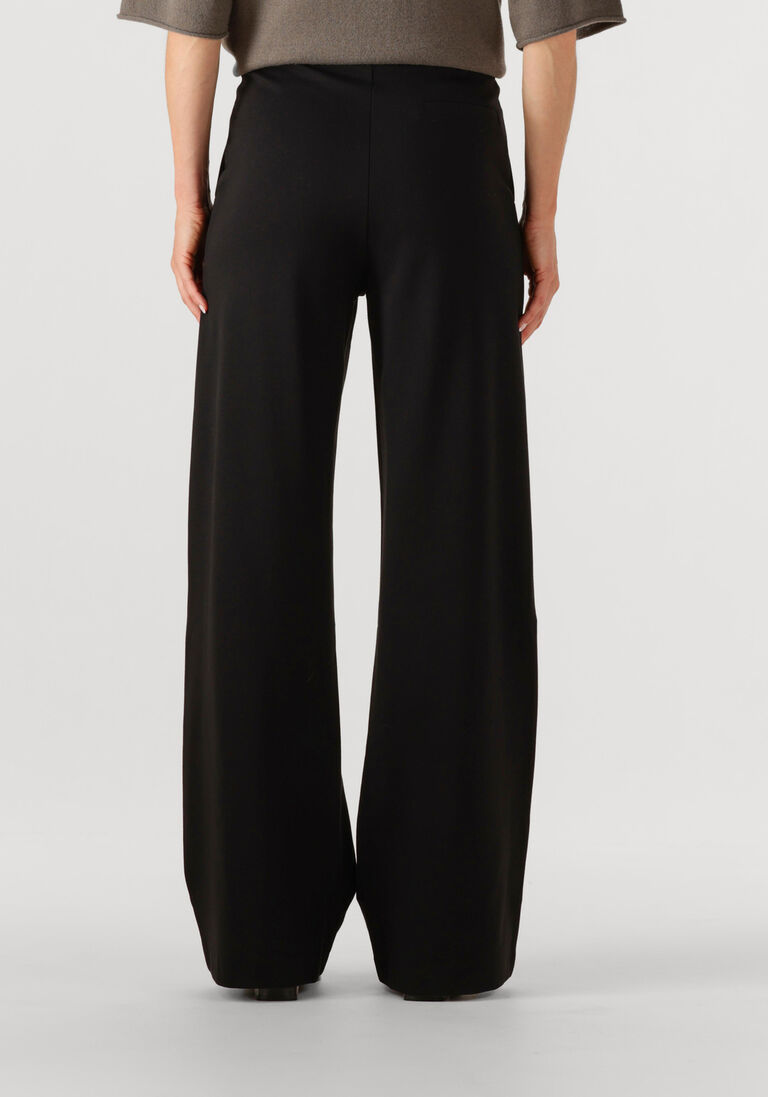 zwarte knit-ted wijde broek flore