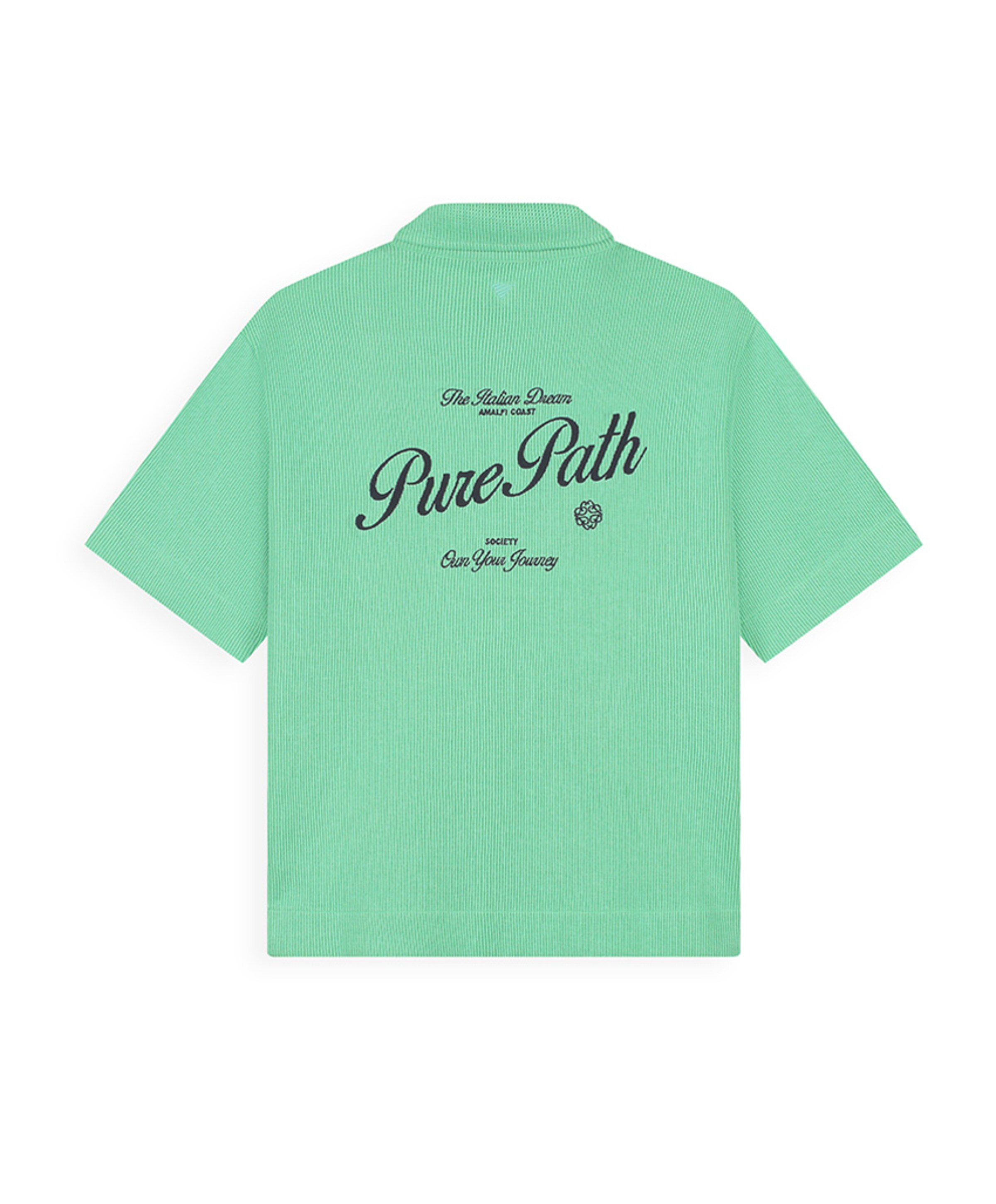Pure Path Heren overshirt groen