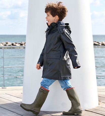 Ver de Terre Regenmantel - PU - Navy