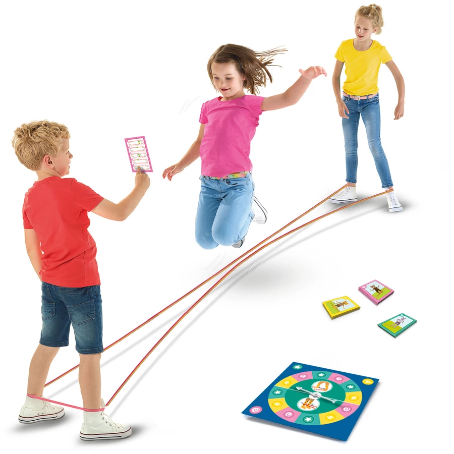 SES Creative® Jump! Animals - Gummitwist-Spiele