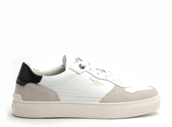 Pepe jeans basses homme camden street m  pms00008 blanc