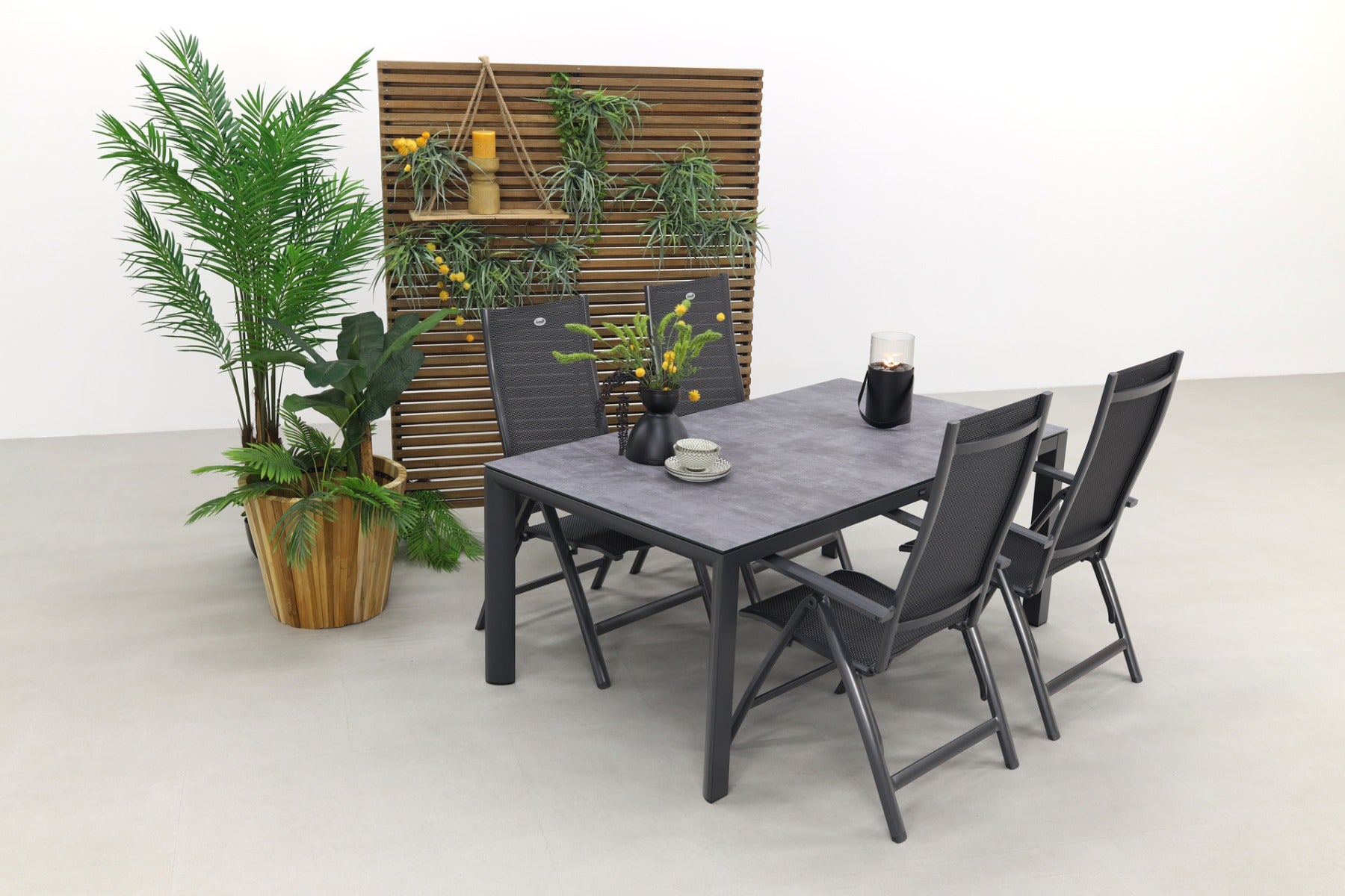 Hartman Roma|Baltimor 180 cm. verstelbare tuinset - 5-delig