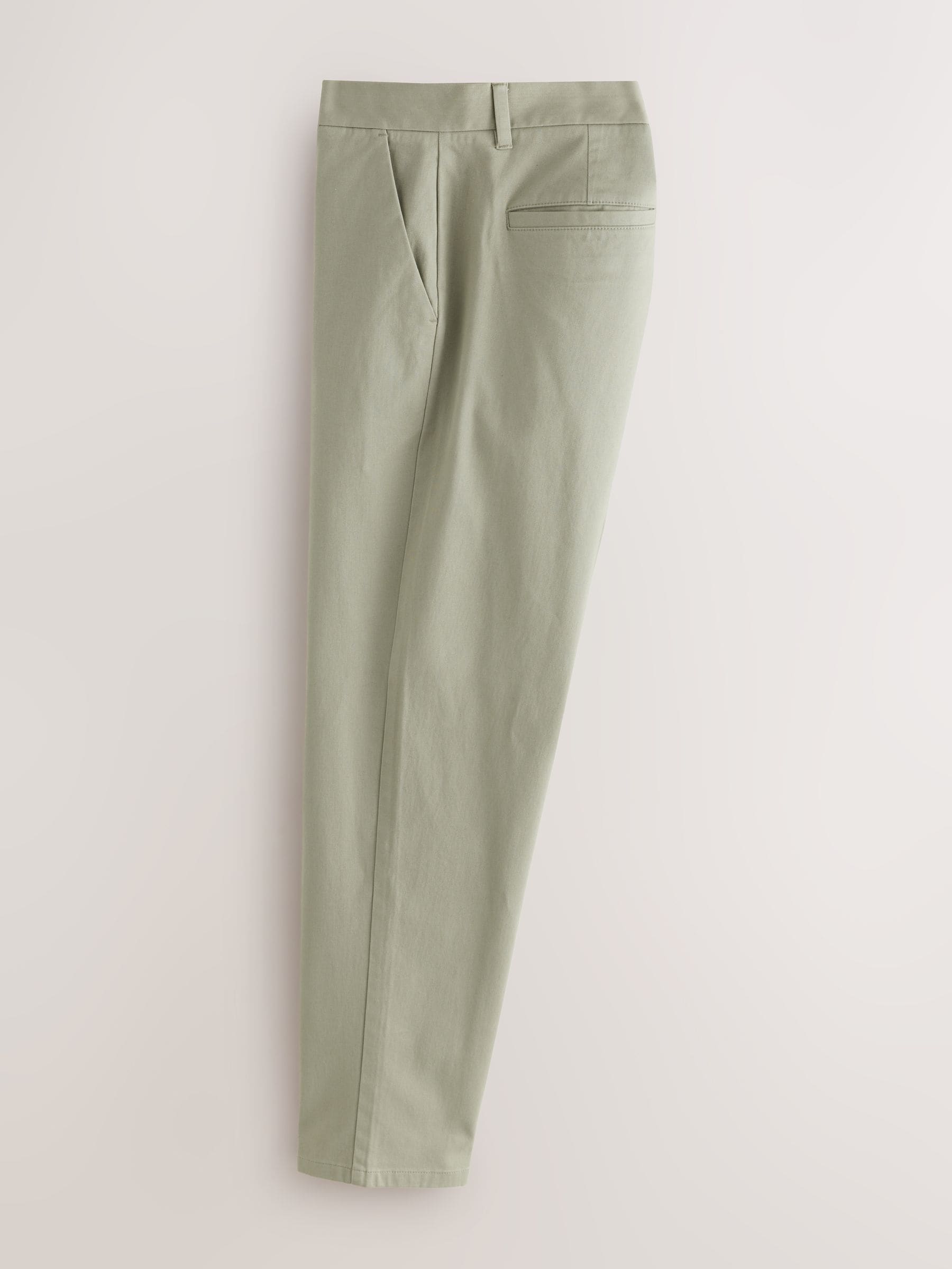 Grijs-groen - Stretchy chino