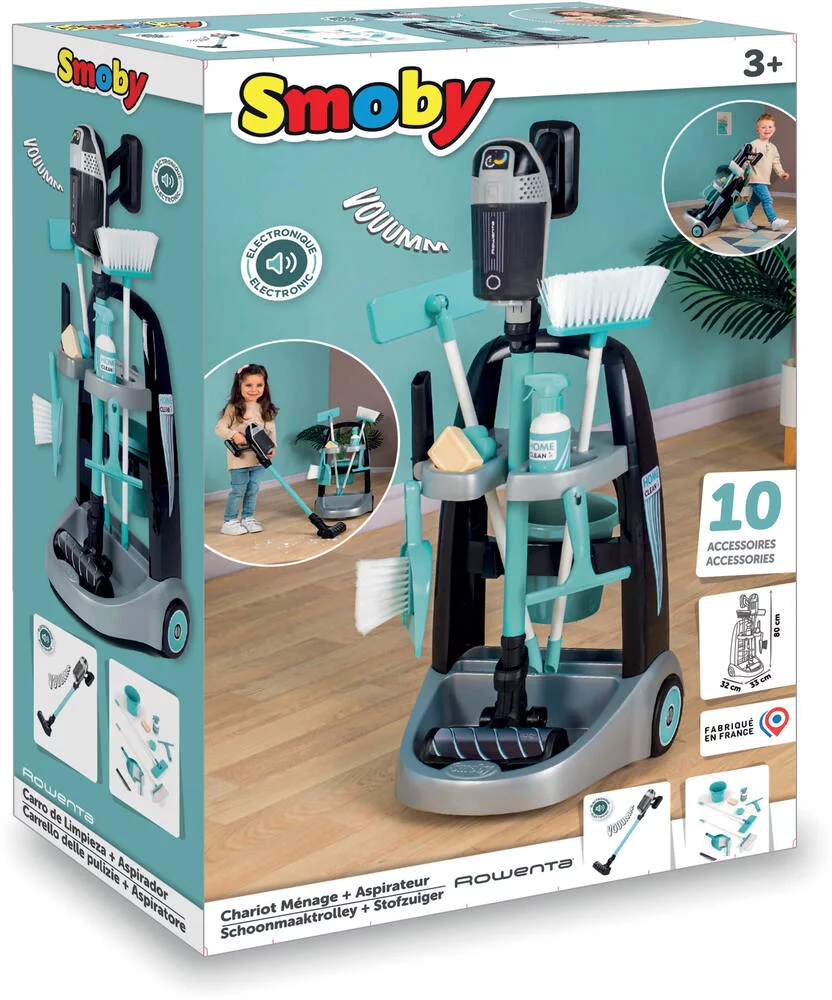 CHARIOT MENAGE ROWENTA - BALAIS ET ASPIRATEUR