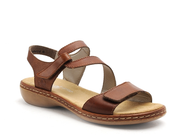 Rieker nu pieds plats femme 659c7 marron