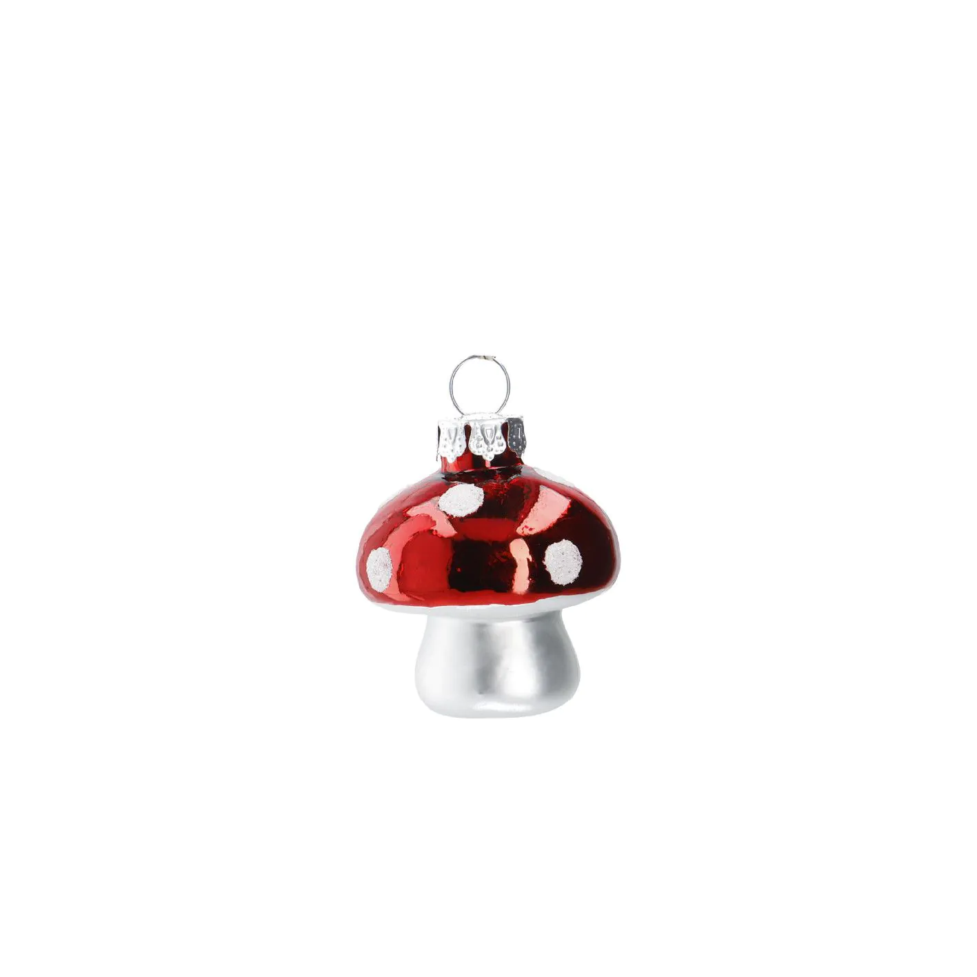 Weihnachtsbaumanhänger Minipilz rot 4,5 cm