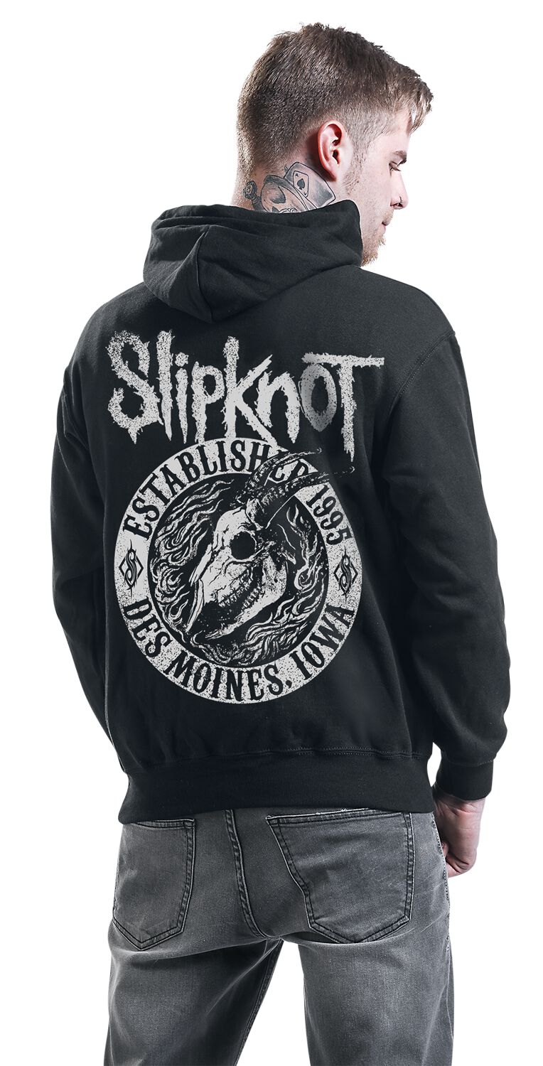 Flaming Goat | Slipknot Sweat-shirt zippé à capuche