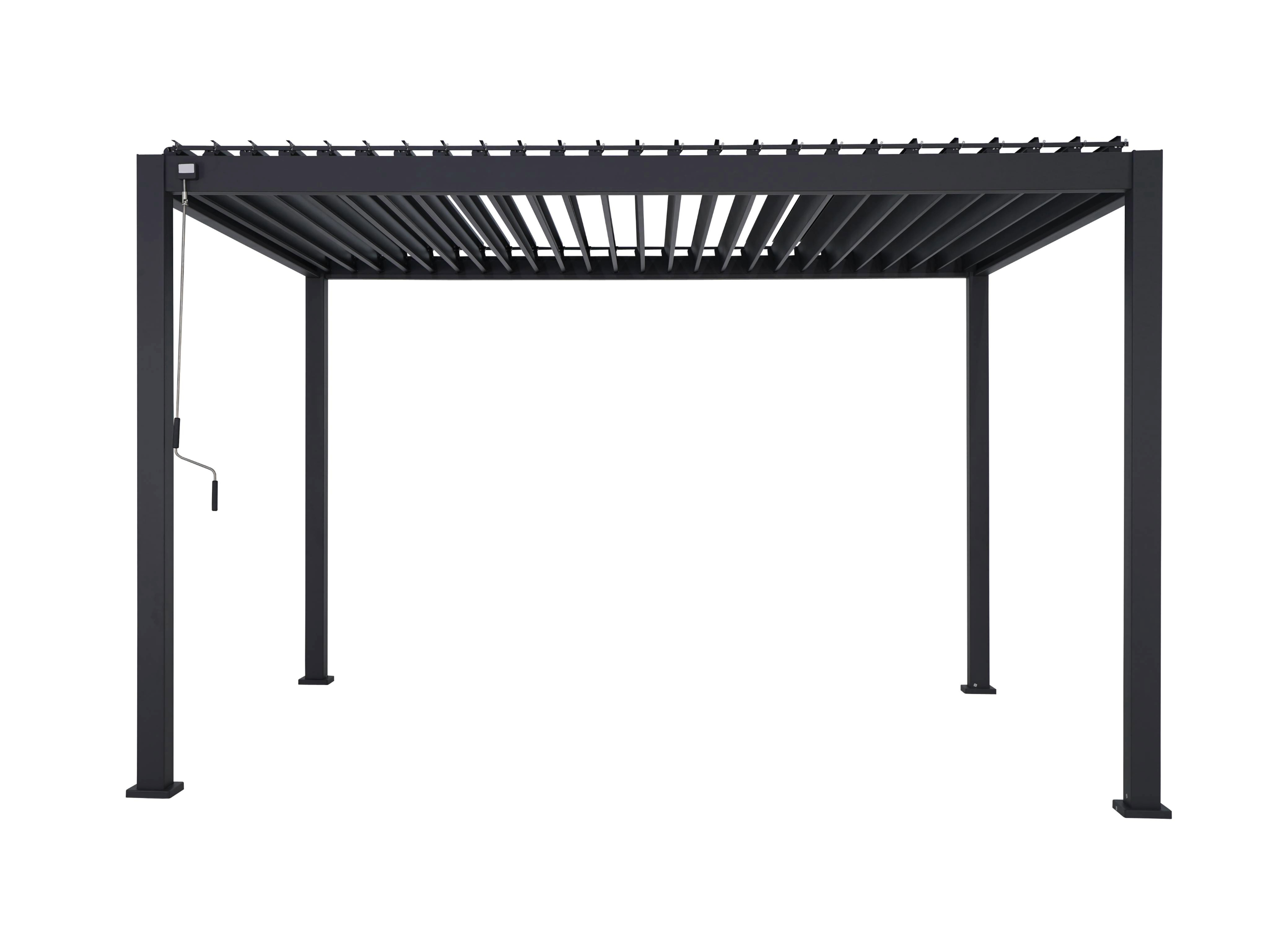 Mirador Deluxe 300 x 400 cm overkapping - antraciet