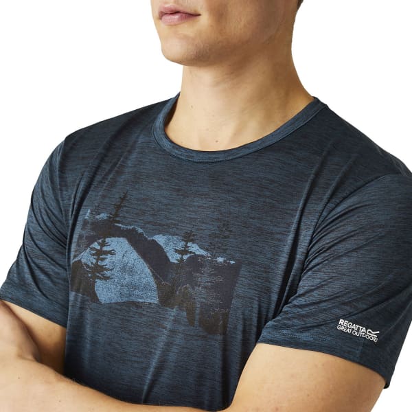 T-shirt randonnée REGATTA FINGAL VIII MOONLIGHT DENIM MARL