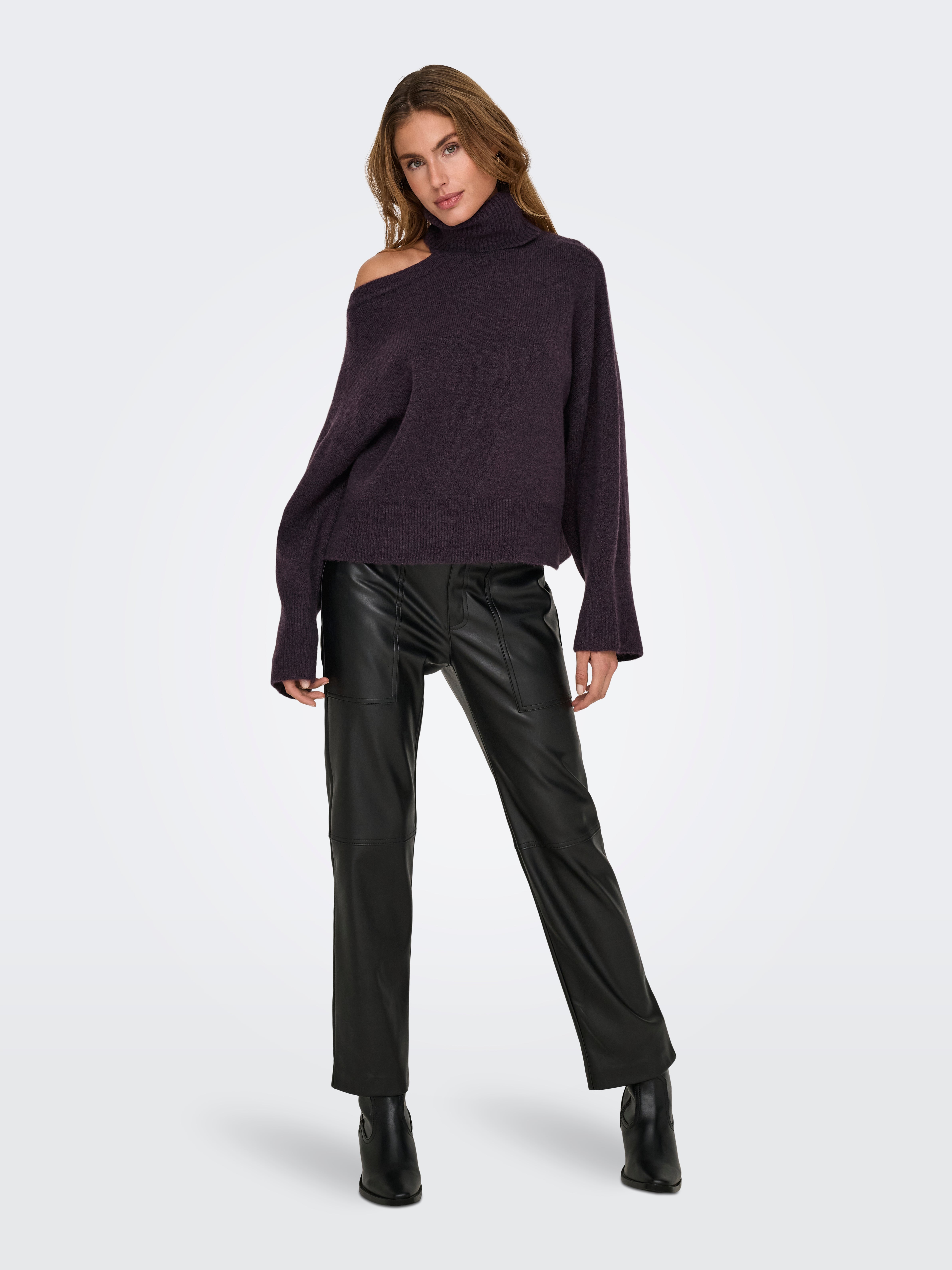 JDYDEBBIE Strickpullover Plum Perfect