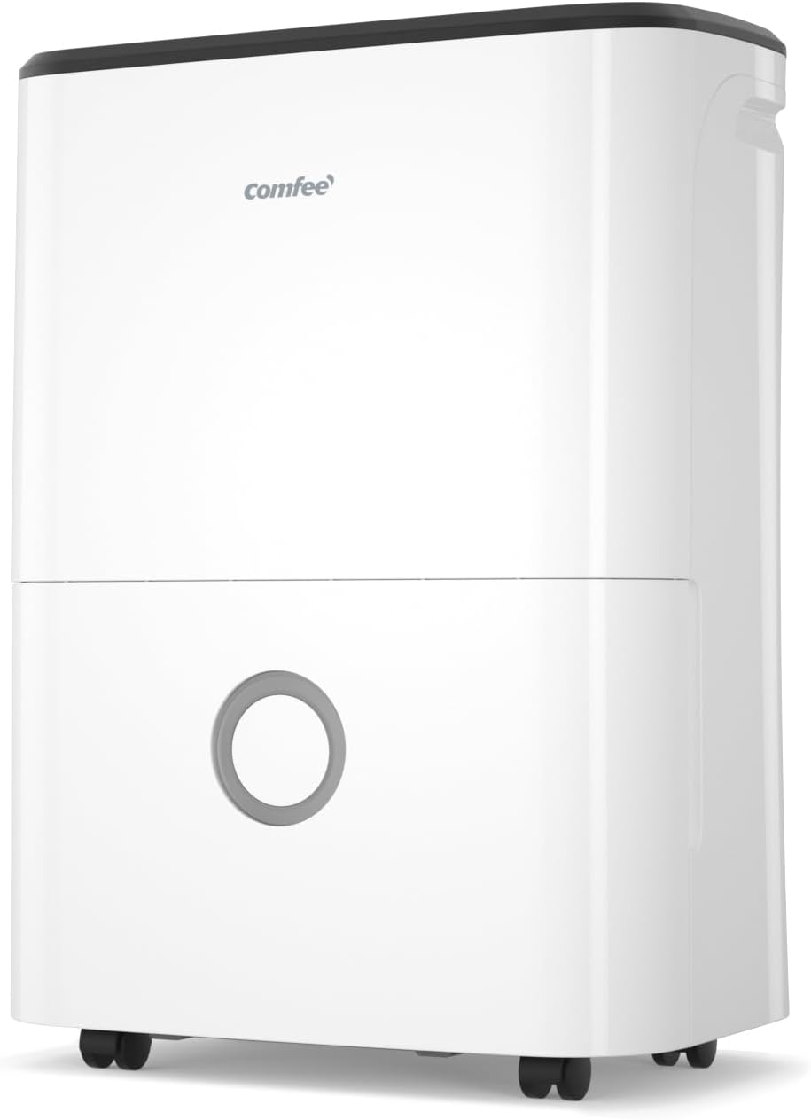 Luftentfeuchter 20L/Tag,Raumgröße ca. 100m³(40m²),entfeuchter mit 3 Betriebsarten,24H Timer,Wassertank 3L,MDDF-20DEN7