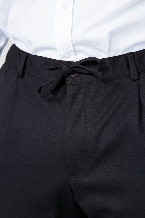 Boston Park Hose, Slim Fit, Alloverdruck, Elastikbund, 4-Pocket, bis 35