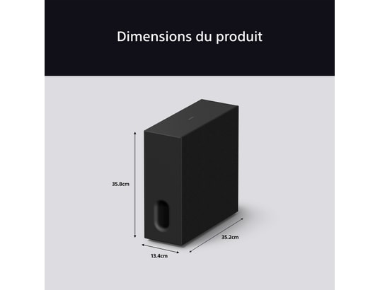 SONY - Caisson de basses SASW7 - BRAVIA Theatre Sub 7