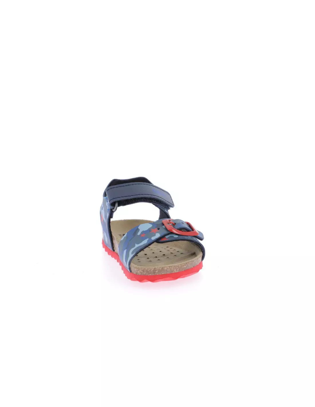 GEOX CHALKI - Sandales & nu-pieds C0735NAVYRED