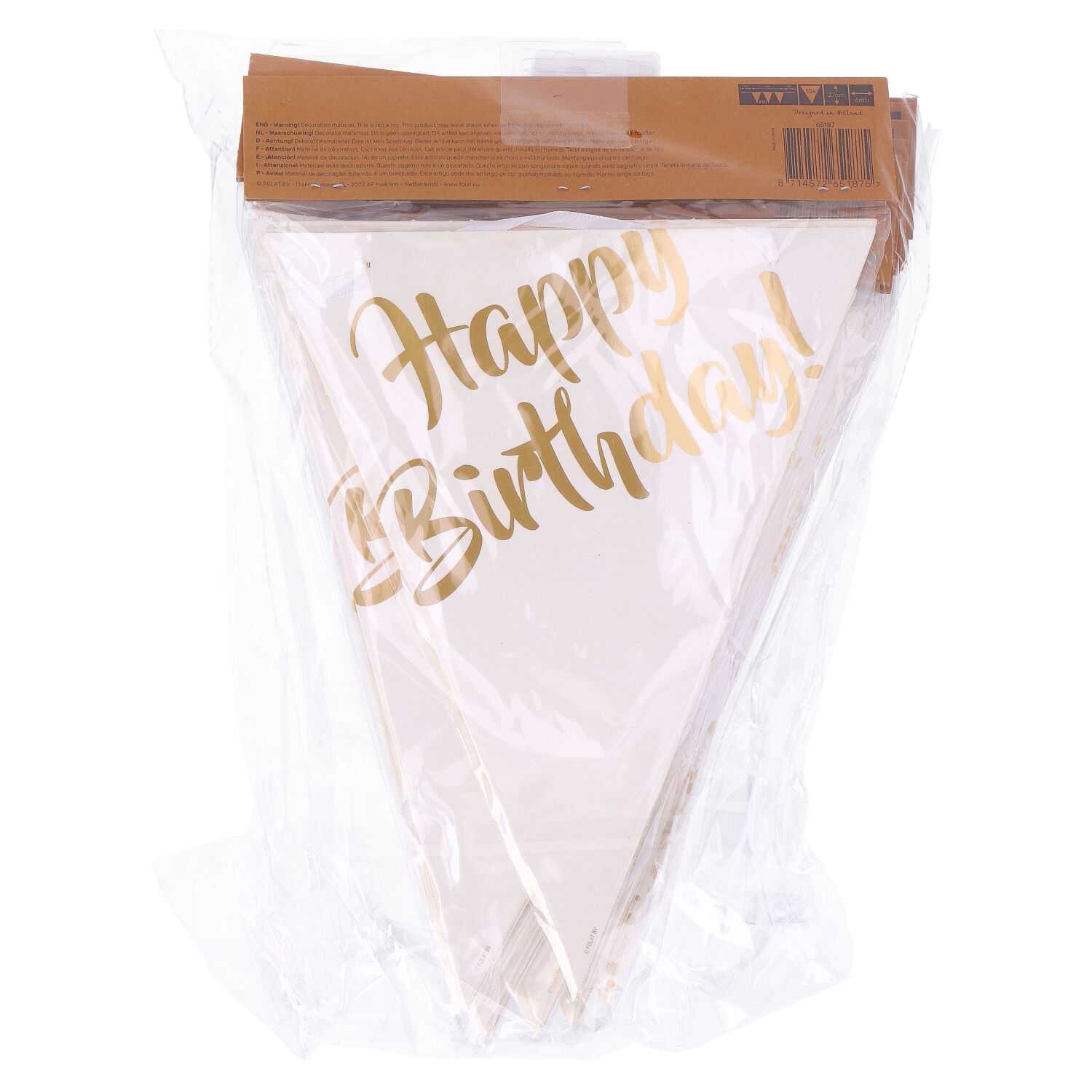 Wimpelkette Happy Birthday Lush Blush 6m
