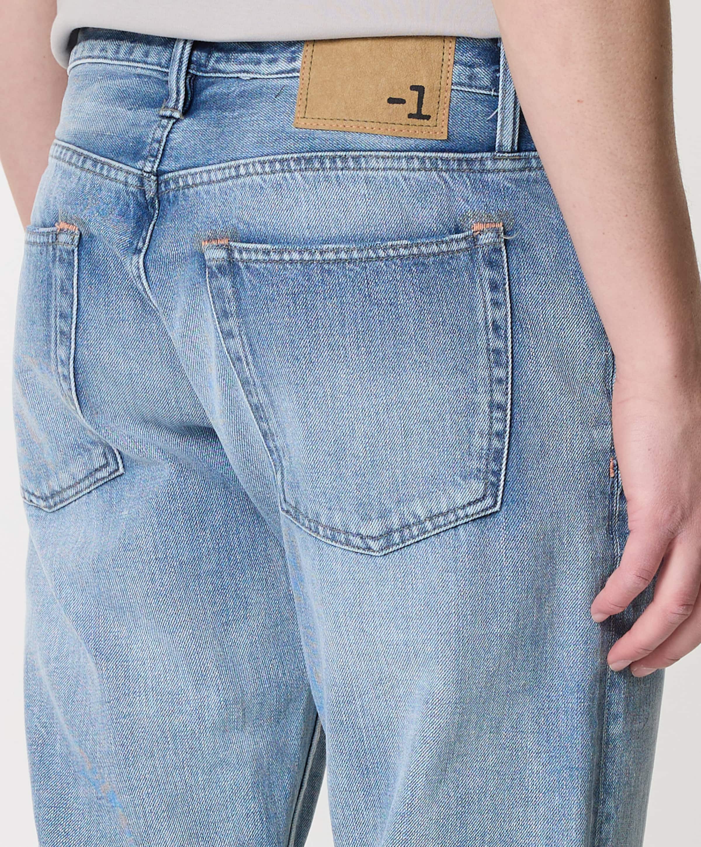 -1 Nordic Denim Regular leg heren jeans blauw