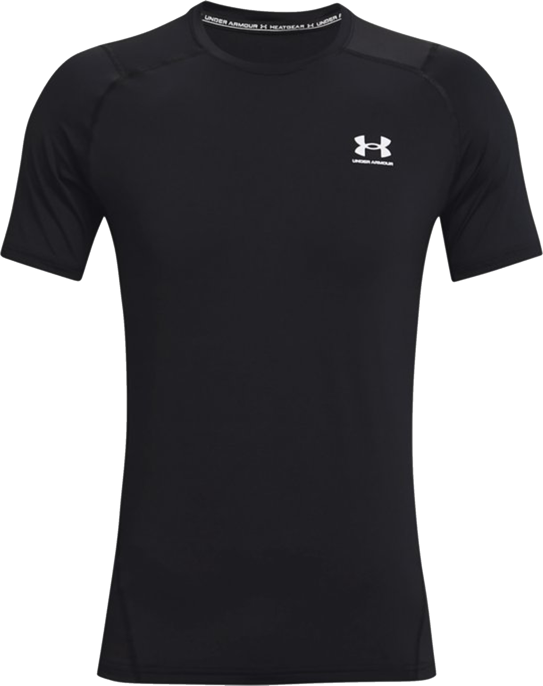 Under Armour HG Fitted T-Shirt Schwarz F001